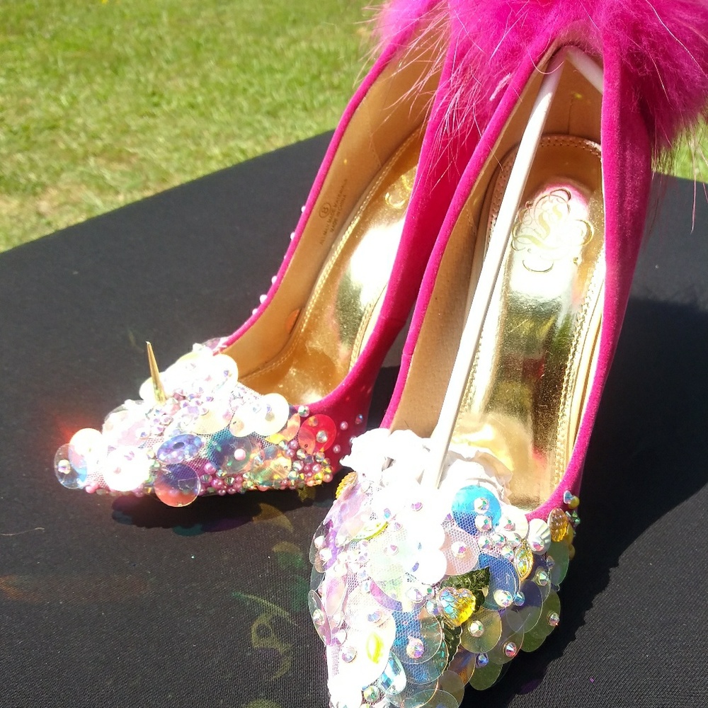 Unicorn Custom Heels.